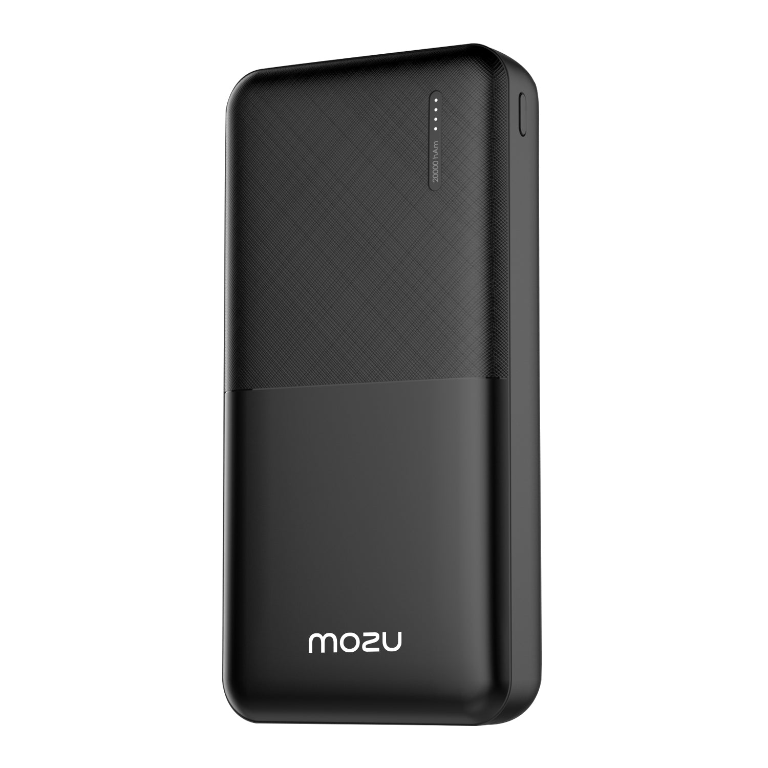 Mozu Chargex 20000 mAh 12W Charging Power Bank| Dual USB Output | Type C & Micro USB Input |Built in Protections | USB-A to Type-C Cable Included| Led Display | Made in India