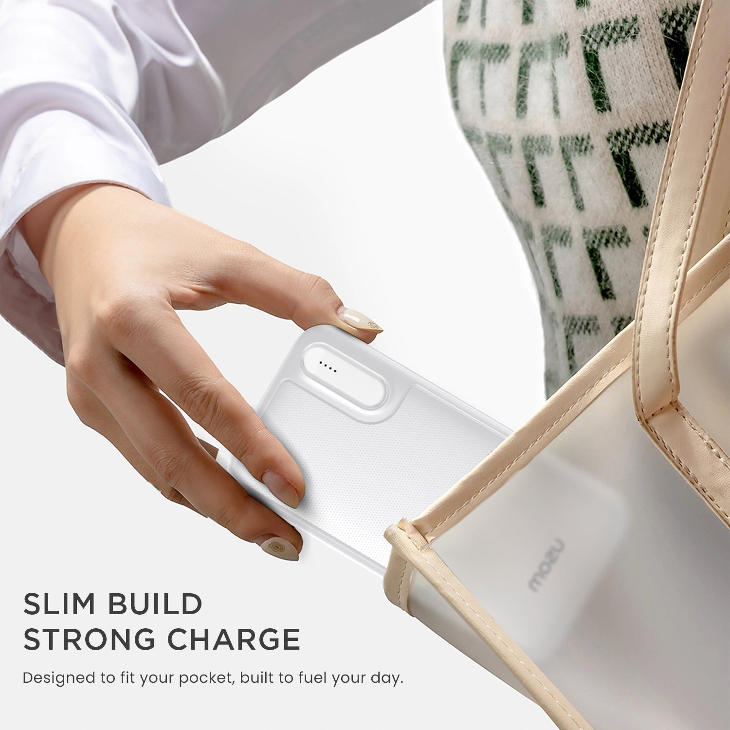 Mozu Chargex P120 20000 mAh 22.5W Fast Charging Powerbank |PD QC Support|Triple Output|Type C Fast Input Output|Compact Size - Mozu