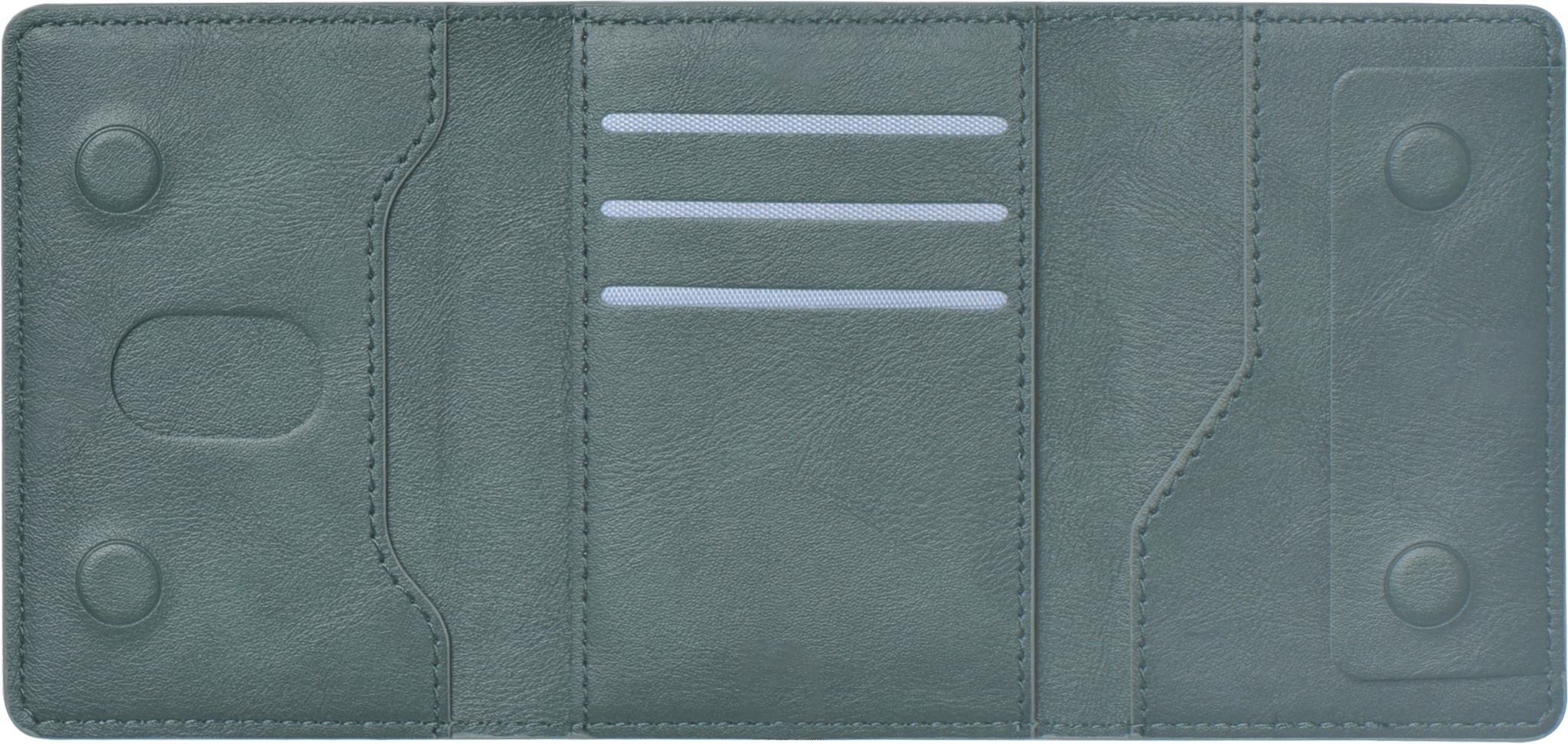 Mozu Magnetic Trifold Wallet with Stand | Powerful Magnetic Lock | Premium PU Leather | 6 Card Slots - Mozu
